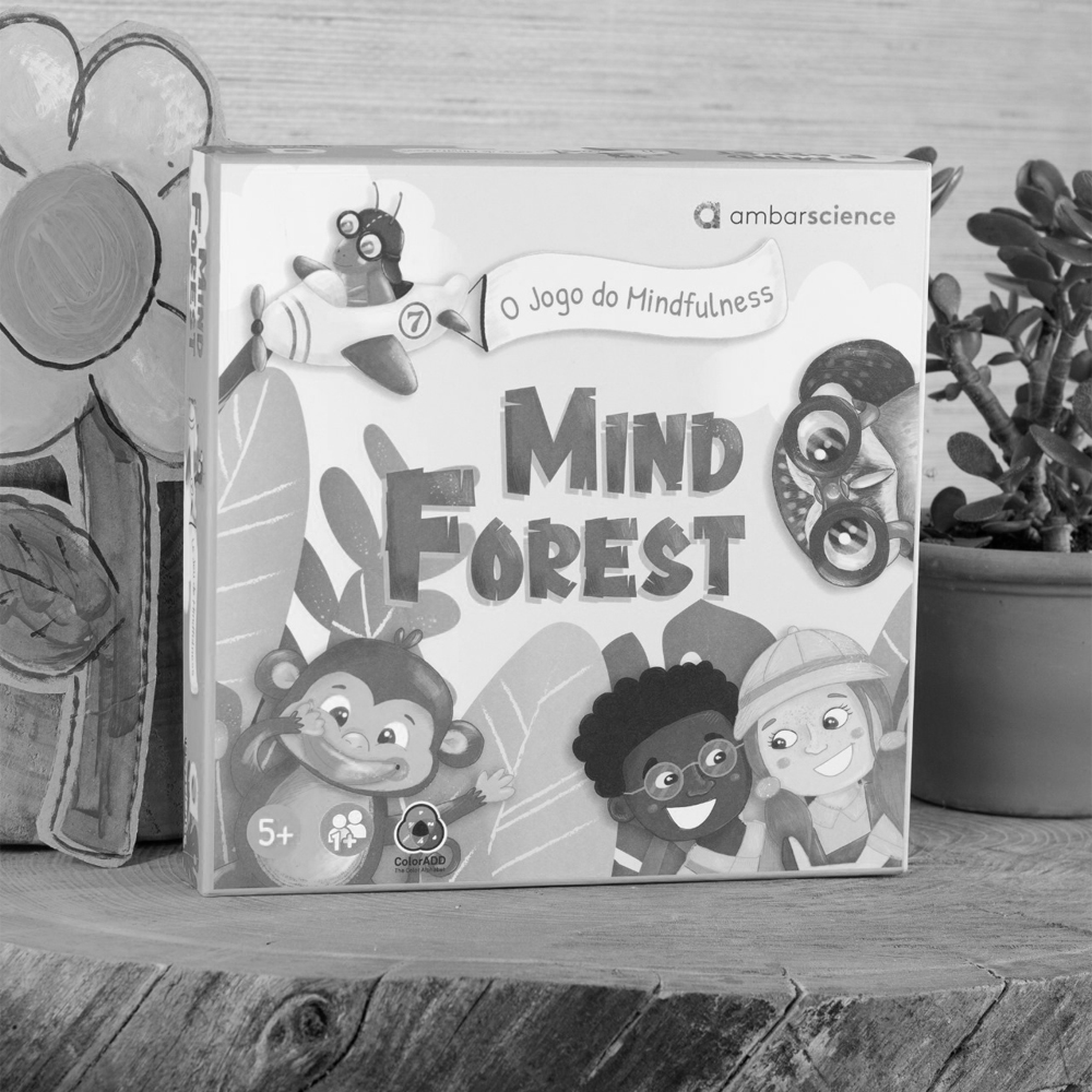 Jogo Mind Forest a preto e branco