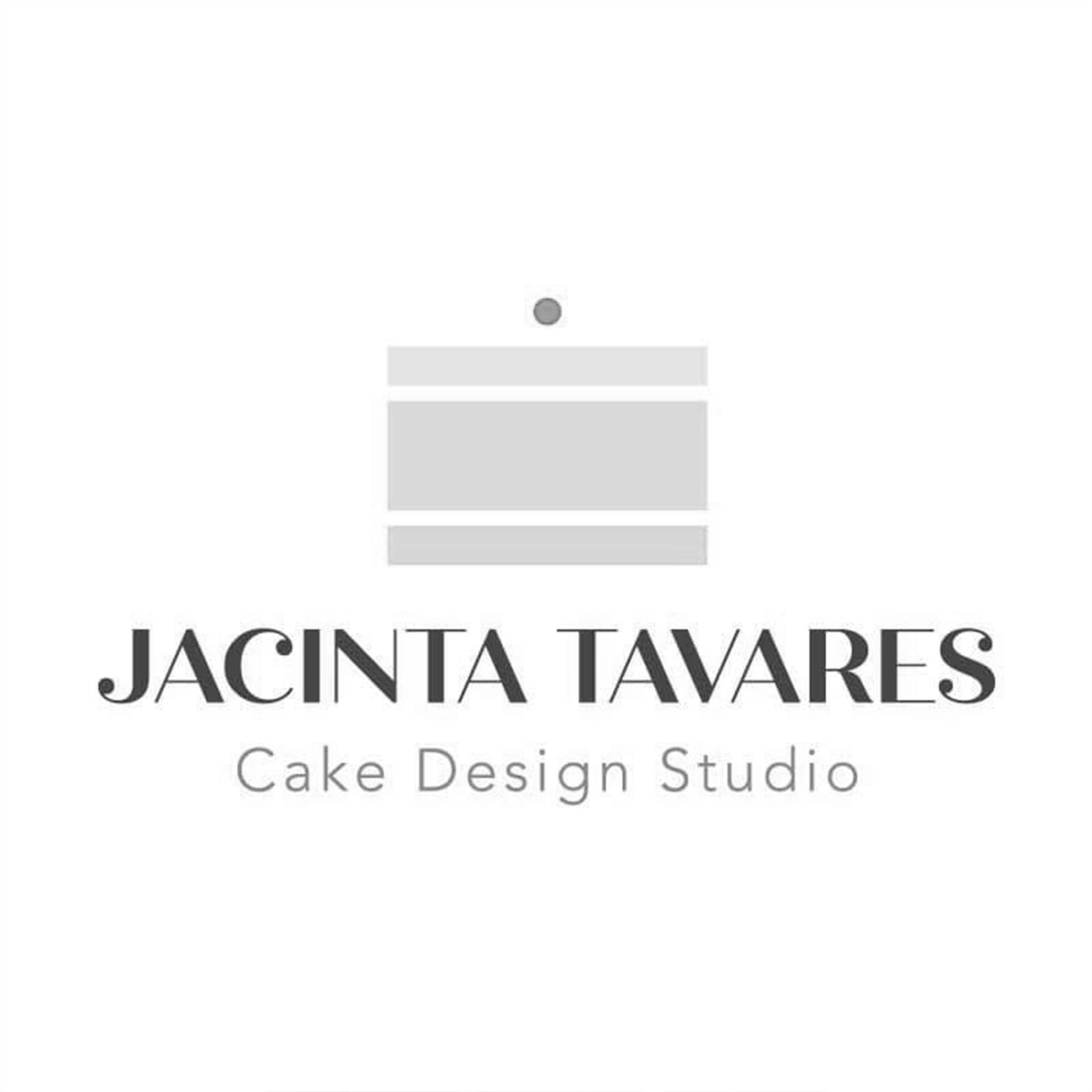 logo Jacinta Tavares cake design preto e branco