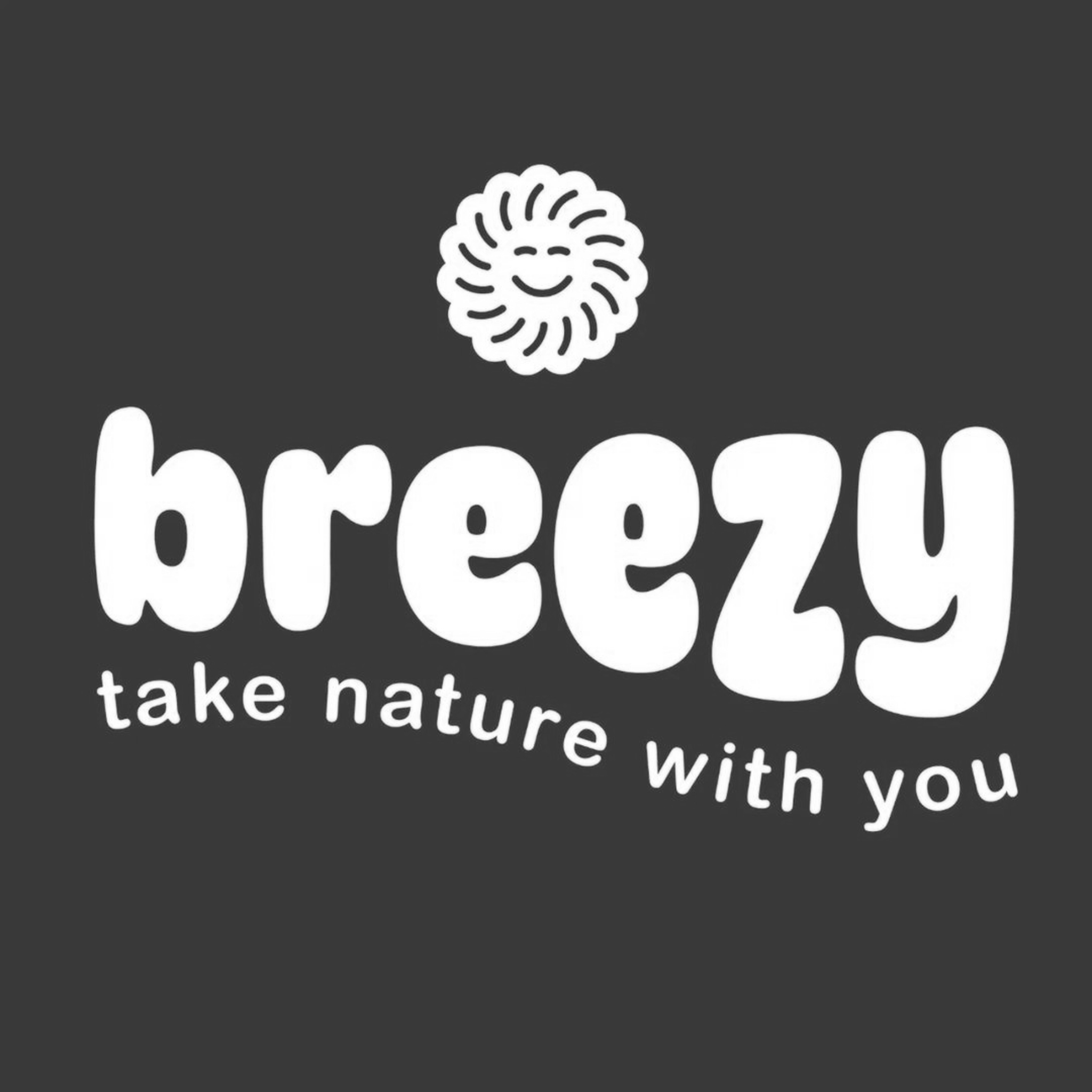 logo breezy preto e branco