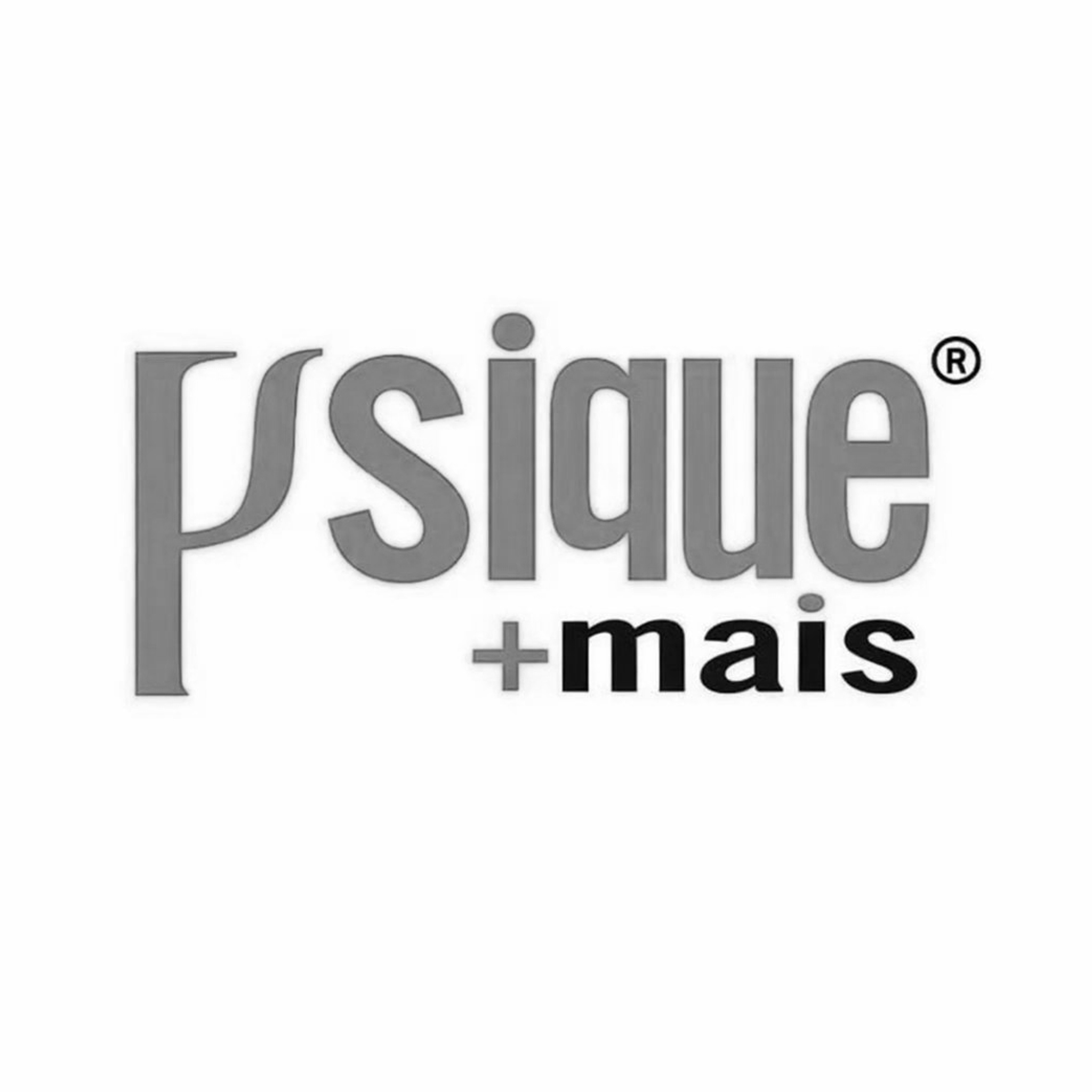 logo psiquemais preto e branco